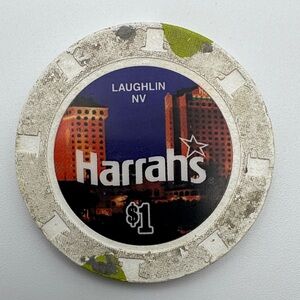 Harrahs Laughlin NV $1 Collectible Gambling Chip